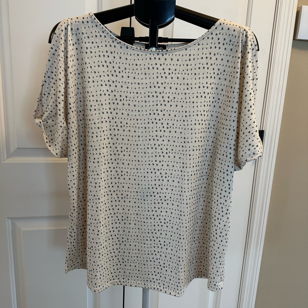 Polka Dot Cream Women's Top